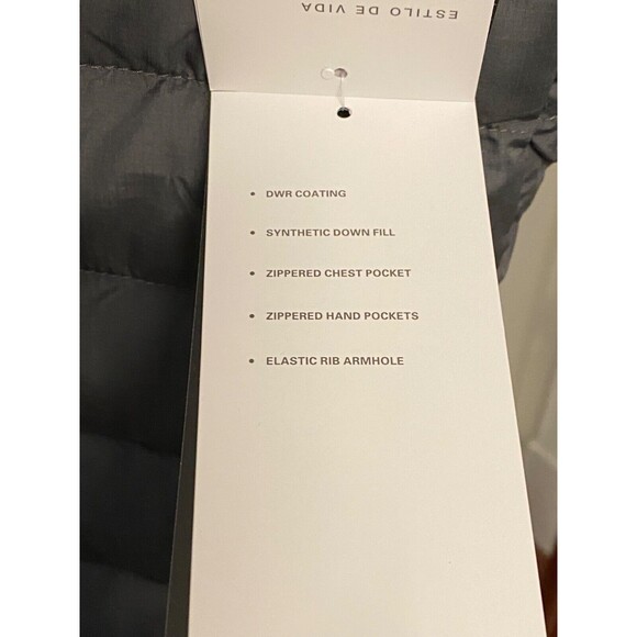 NWT Pulse Puffer Vest Men's XS Boys Youth XL 20 Gray Quilted Ripstop Water Repel - Picture 12 of 15